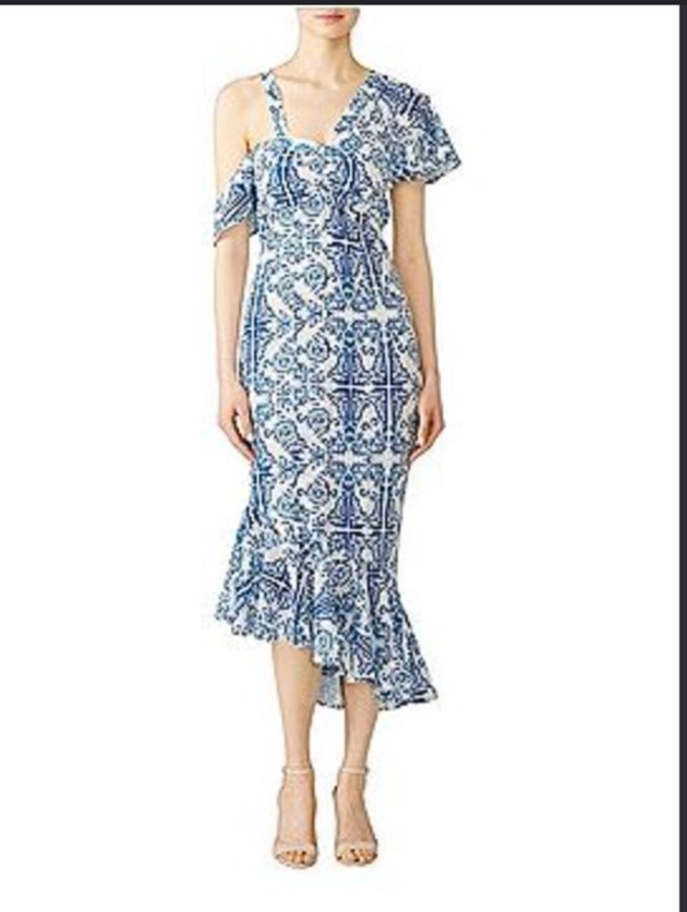 Viva Aviva Blue Tile Tavi Dress Size 10 Wedding guest